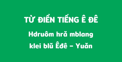 dịch tiếng ê đê