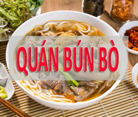 mở quán bún bò huế