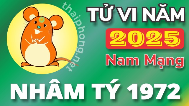 Tử Vi Năm 2025 Tuổi Nhâm Tý 1972 Nam Mạng