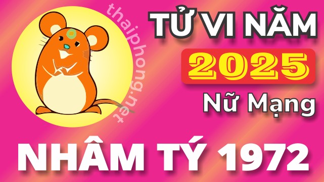 Tử Vi Tuổi Nhâm Tý 1972 Năm 2025 Nữ Mạng