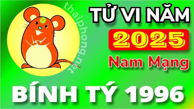 Tử Vi Năm 2025 Tuổi Bính Tý 1996 Nam Mạng