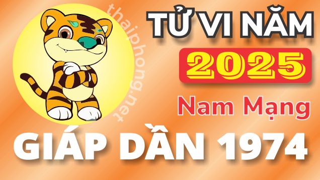 Tử Vi Năm 2025 Tuổi Giáp Dần 1974 Nam Mạng