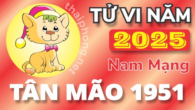 Tử Vi Năm 2025 Tuổi Tân Mão 1951 Nam Mạng