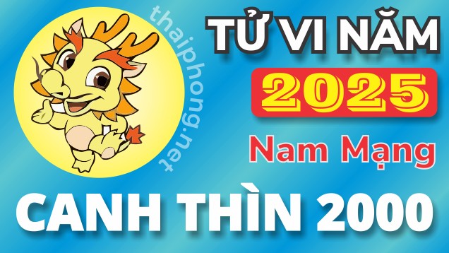 Tử Vi Năm 2025 Tuổi Canh Thìn 2000 Nam Mạng