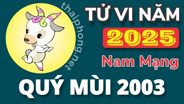 Tử Vi Năm 2025 Tuổi Quý Mùi 2003 Nam Mạng