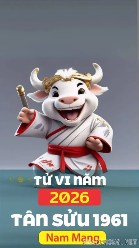 Tử Vi Tuổi Tân Sửu 1961 Năm 2026 Nam Mạng Thế Nào? Vận Hạn Tài Lộc Tốt Không? 1 Tử Vi Tuổi Tân Sửu 1961 Năm 2026 Nam Mạng Thế Nào? Vận Hạn Tài Lộc Tốt Không?